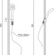 Душевой гарнитур Paini Bergamo BRCR121L12 хром - 2