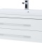 Тумба с раковиной Aquanet Верона 100 подвесная белая - 5