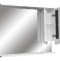 Зеркало-шкаф Stella Polar Сильва 100 R с подсветкой белый SP-00000207 - 2