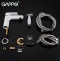 Смеситель для раковины с гигиеническим душем Gappo хром белый G1048-1 - 6