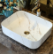 Раковина накладная CeramaLux MNC 50 см под камень/белый, серый  190 - 4