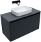 Тумба под раковину Allen Brau Fantasy 100 черный матовый 1.11004.AM - 2