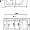 Акриловая ванна Акватек Альфа 150 см ALF150-0000038 - 1