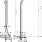 Душевая стойка Hansgrohe Croma 27687000 для ванны с душем, с термостатом - 4