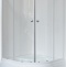 Душевой уголок Royal Bath BK 90х90 с поддоном профиль белый стекло прозрачное RB90BK-T - 0