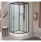 Душевая кабина Frank 100х100 черная стекло прозрачное 400004 - 1