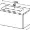 Тумба под раковину Sanvit Кубэ-1 120 белый глянец kkube1120w - 2