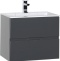 Тумба с раковиной Aquanet Алвита 70 серый антрацит - 0