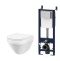 IS301.701700 Комплект инсталляция с клав белый с подвесным унитазом Spirit FlashClean с сид м/лифт - 0