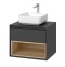 Тумба под накладную раковину Excellent Tuto 60 серый - светлое дерево  MLEX.0102.600.GRBL - 1