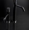 Смеситель Boheme Stick 122-BCR для раковины, black diamond chrome - 1