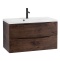 Тумба под раковину BelBagno Marino 100 темное дерево MARINO-H60-1000-2C-SO-RW-P - 1