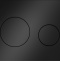 Кнопка смыва TECE Loop 9240924 черная глянцевая - 0