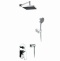 A14028 Встраиваемый комплект для душа с верхней душевой насадкой и лейкой - 0