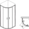 Душевой уголок Ravak BLCP4-90 Transparent, профиль белый 3B270100Z1 - 4