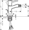 Смеситель Hansgrohe Metropol Classic 31320000 для биде - 1