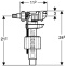 Наливной механизм Geberit Impuls  281.004.00.1 - 1