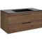 Тумба под раковину Vincea Chiara 100 темное дерево VMC-2C2100TO - 4