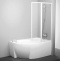 Шторка на ванну Ravak VSK2 Rosa 150 R Transparent 76P80100Z1 - 0