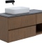 Тумба под раковину Allen Brau Infinity 120 L темное дерево 1.21005.NO - 2