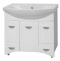 Тумба с раковиной напольная Misty Дрея 86 белая глянцевая СО000001500 - 1