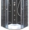 Душевая кабина DETO BM4510GMBLACK с высоким поддоном, с сиденьем - 0