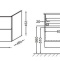 Тумба под раковину Jacob Delafon Vox 120 см  EB2071-R1-N18 - 1