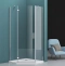 Душевой уголок BelBagno Kraft 100х100 L профиль хром стекло прозрачное KRAFT-P-1-100-C-Cr-L - 0