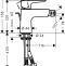 Смеситель Hansgrohe Talis E 71720000 для биде - 1
