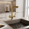 Смеситель для кухни Wasserkraft золото матовый A8387 - 10