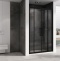 Душевая дверь Abber Schwarzer Diamant 150 профиль черный  AG33150BH - 1