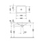 DURAVIT (DuraStyle) Умывальник 600 x 430 мм, для встраивания сверху, без перелива, без площадки под смеситель 0372600000 - 1