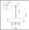 Подвесная люстра Odeon Light Exclusive Sochi 4896/5A - 4