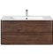 Тумба под раковину Vincea Vico 100 темное дерево VMC-2V100RW - 0