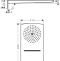 Верхний душ Hansgrohe Raindance Rainfall 180 AIR 2jet 28433400 - 7