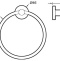 Полотенцедержатель Jacob Delafon Eo E77822-CP - 1