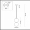 Подвесной светильник Odeon Light Pendant Twixy 4980/1B - 5