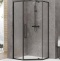 Душевой уголок Black&White Stellar Wind 100х100 черный матовый 8751010 - 0