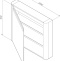 Зеркало-шкаф AM.PM Sensation 80 L, серый шелк M30MCL0801FG - 4