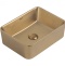 Накладная раковина Abber Rechteck 40 золото матовое AC2213MMG - 0