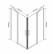 Душевой уголок Vincea Orta 100х100 хром стекло прозрачное VSS-1O1010CL - 1