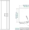 Душевой уголок Wasserkraft Main 41S01 90x90 см - 3