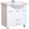 Тумба с раковиной Onika Моника 75 белый  - 0