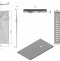 Душевой поддон из искусственного камня Vincea 160x90 серый VST-4SR9016G - 1