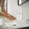 Смеситель для раковины Hansgrohe Finoris 110 с донным клапаном белый матовый 76010700 - 1