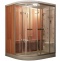 Душевая кабина Frank 150х150 левая с финской сауной F-915 L - 0