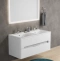 Тумба под раковину Sanvit Форма 120 белый глянец kforma1201w - 2
