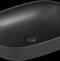 Раковина накладная Ceramica Nova Element 60х41.5 черный-матовый CN6047MDH - 0