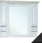 Мебель для ванной Bellezza Рим 120 черная патина серебро - 4