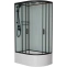 Душевая кабина Frank 120х80 черная левая стекло матовое 20074 - 0